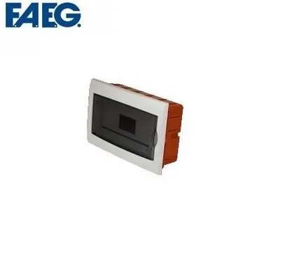 Laatste Kans Centralino ad incasso con portello binario DIN estraibile IP40 Faeg 12 moduli 29402