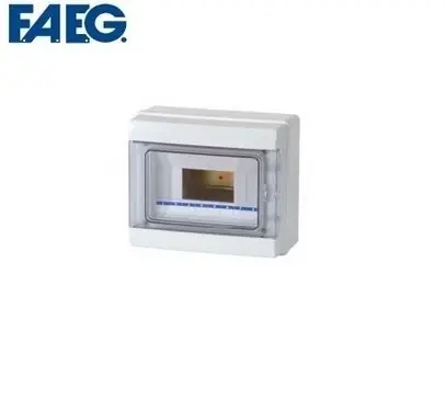 Centralino da parete stagno con portello IP65 Faeg 8 moduli 29405 Goedkoop