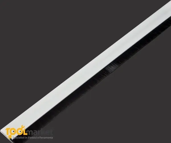 Korting Paraspifferi in alluminio adesivo 100cm Geko Bianco 10693B