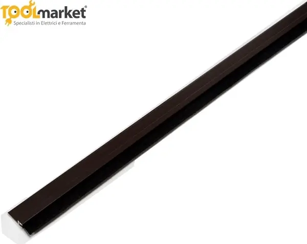 Paraspifferi in alluminio con spazzola flessibile adesivo 100cm Geko Marrone 10716MA Merkproduct