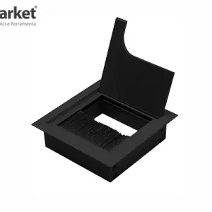 Passacavi in alluminio 80x80 GTV Nero 34010 Seizoensaanbieding