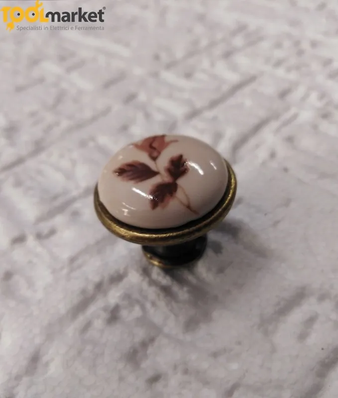 Betaalbaar Pomolo in porcellana con vari design GTV Decoro oro 34006