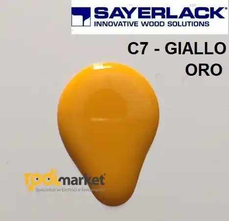 Finitura poliuretanica pigmentata TZ9925/ABC + TH0720 - SAYERLACK LT1.5 C7 GIALLO ORO 19605+24195 Populair