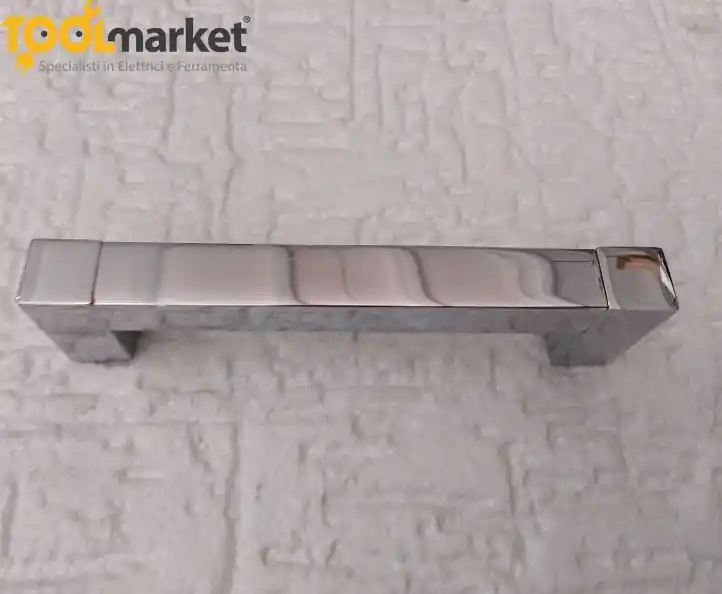 Korting Maniglia per mobili cromo brillante METAL STYLE Interasse 128 14789