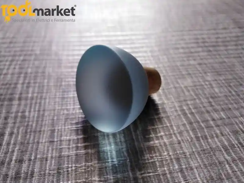 Snelle Levering Pomolo tondo Ø 25 mm per mobili con finitura in oro art.448 MITAL Azzurro 9062A