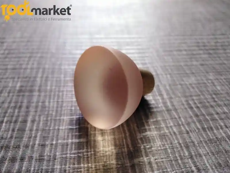 Hoge Kwaliteit Pomolo tondo Ø 25 mm per mobili con finitura in oro art.448 MITAL Rosa 9062R