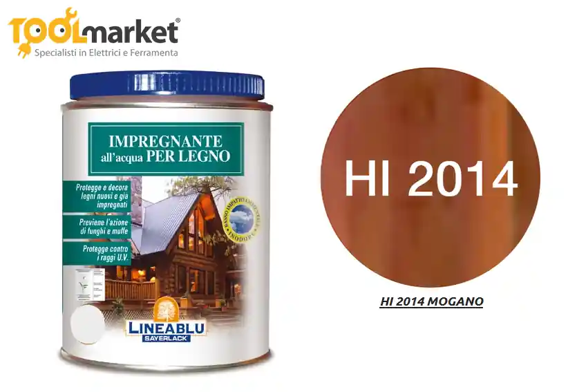 Impregnante ad acqua HI20 da lt2.5 - SAYERLACK Mogano 24142-693 Beperkt Aanbod