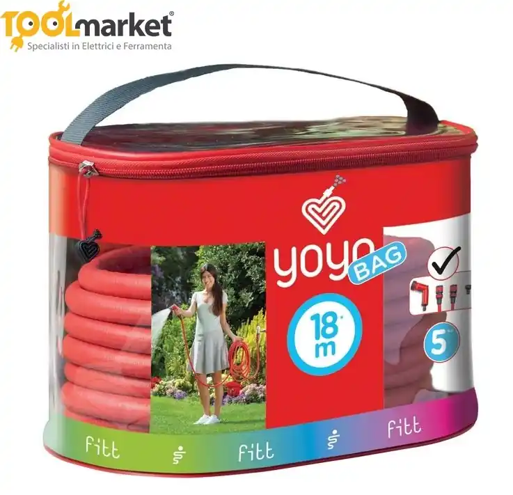 Weekendaanbieding Tubo annaffiatore estensibile Fitt Yoyo Bag 18 Mt 24560