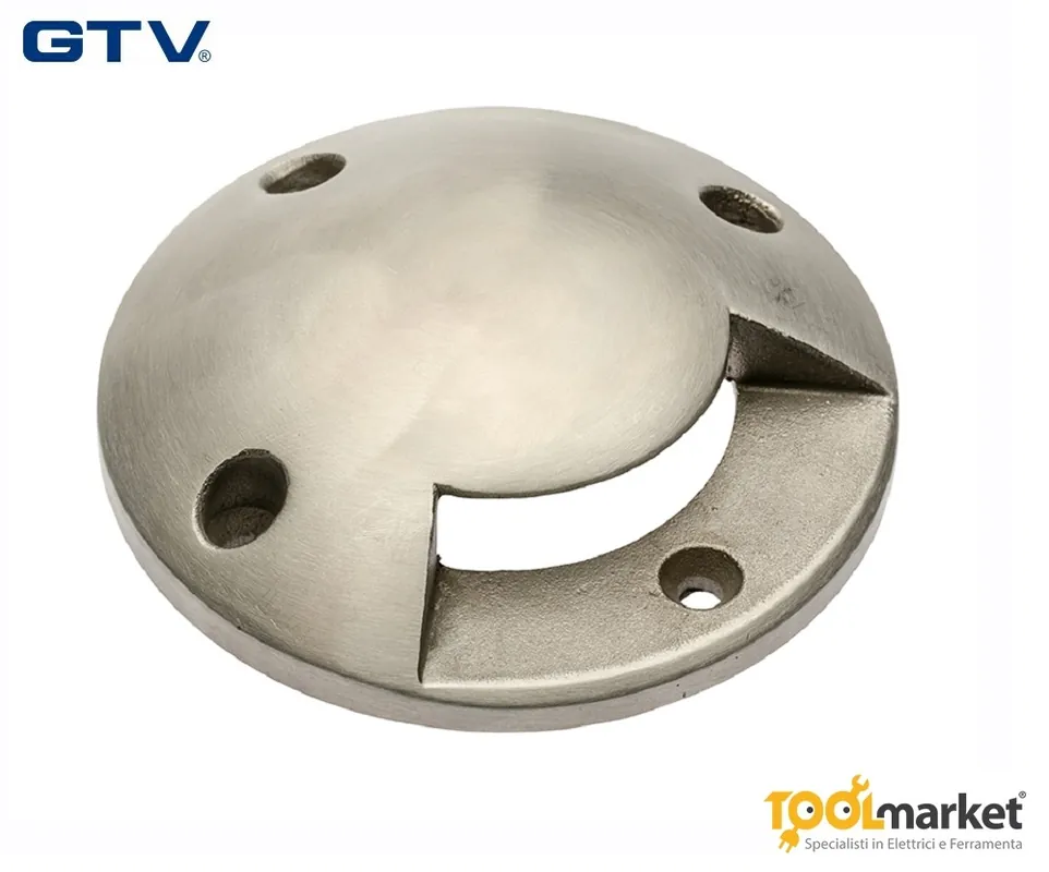 Faro incasso a pavimeto inox con diffusore calpestabile Unidirezionale 2200+2201 Veilige Betaling