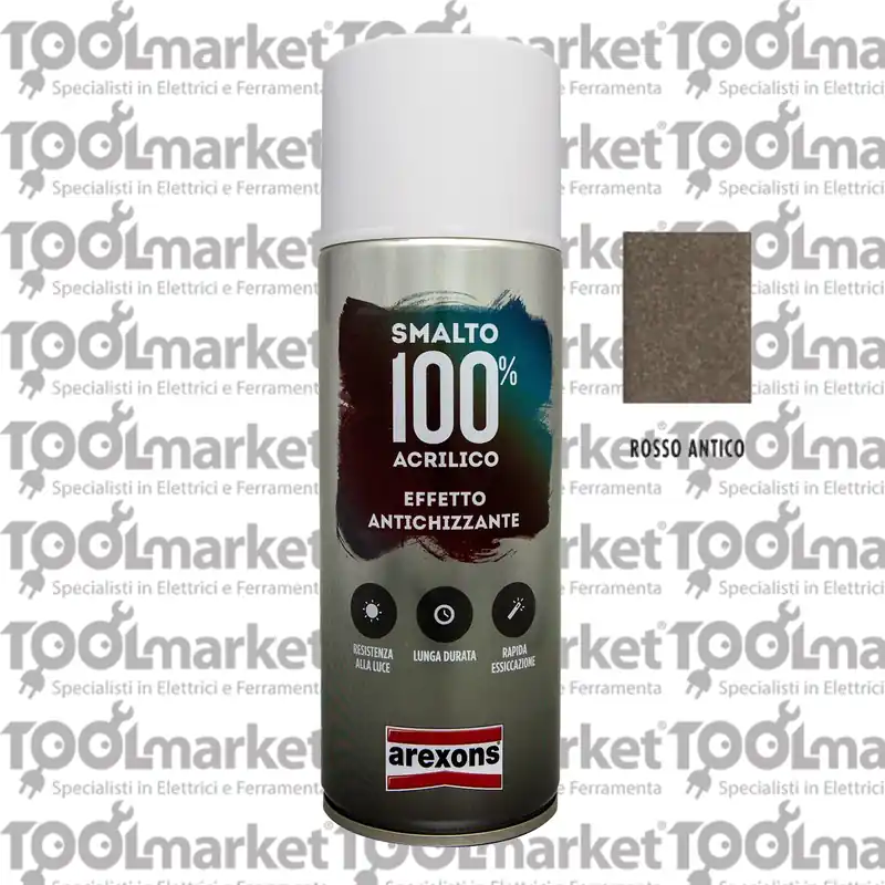 Snelle Levering Vernice spray acrilica 100% effetto antichizzante - AREXONS ANTICHIZZANTE ROSSO ANTICO 24015RA