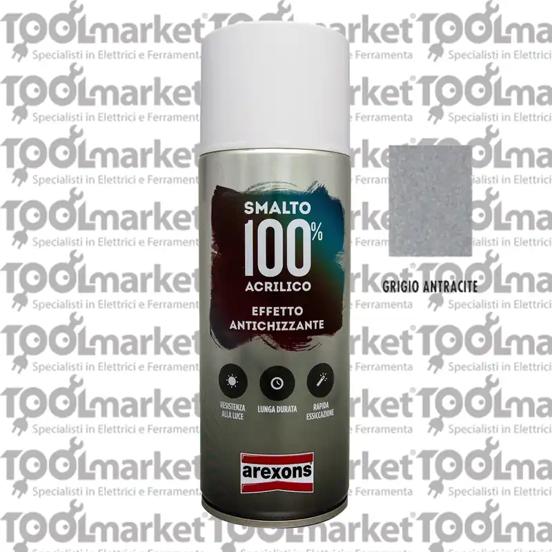 Vernice spray acrilica 100% effetto antichizzante - AREXONS ANTICHIZZANTE ANTRACITE 24019ANT Bestseller