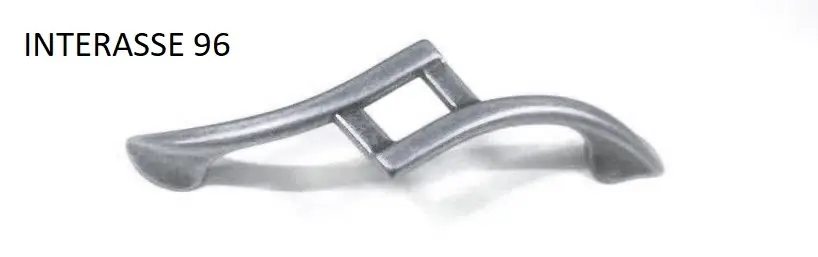 Alleen Vandaag Maniglia per mobili argento antico WMN532.0xx.00E8 - GIUSTI Int. 96 1923