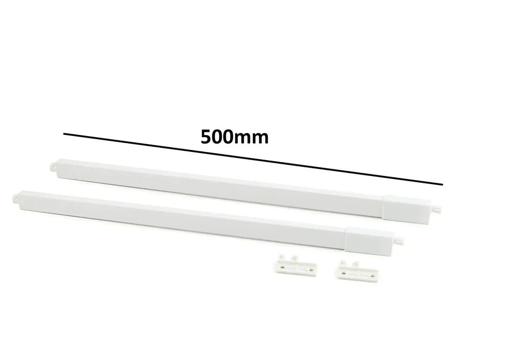 Lage Kosten Astine bianche per cassetti modello VERTEX - EMUCA ASTINE 500mm 23637