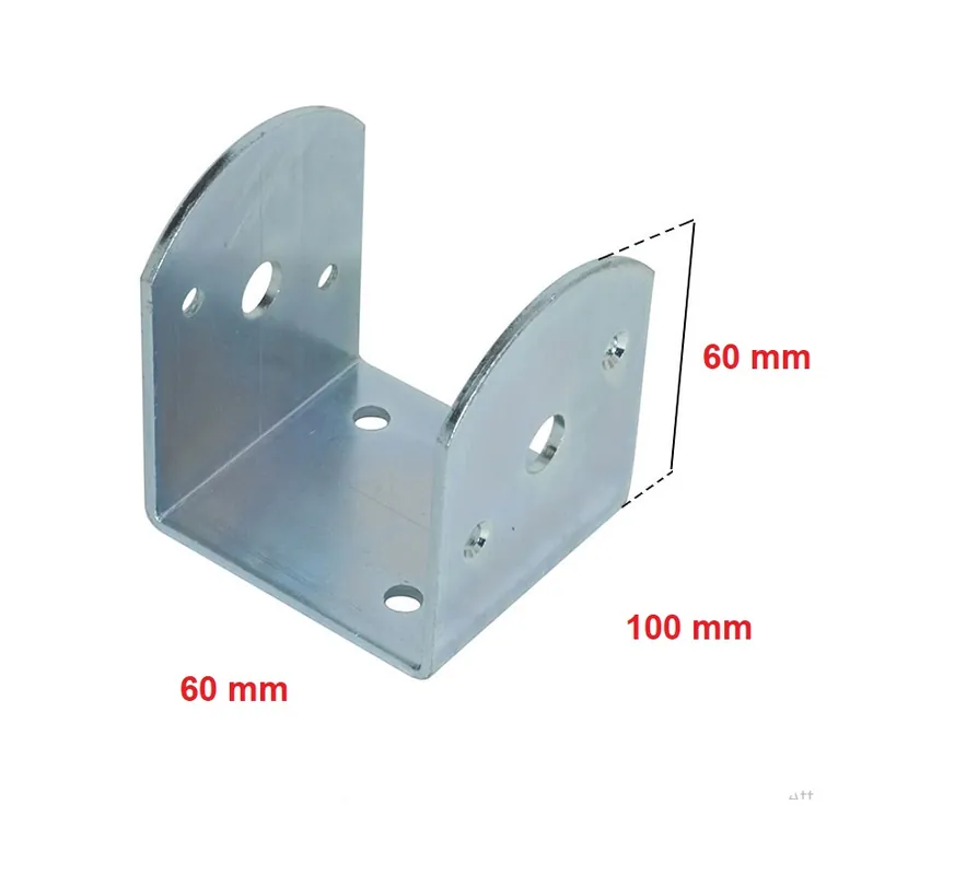Staffa per travi a U 60x60x85 art 8/1620 15653 Laatste Kans