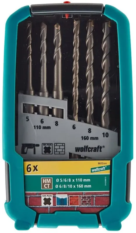Shop Nu Set di punte sds da 6 pezzi wolfcraft 19249