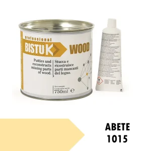 Stucco legno bicomponente Bistuk 750 ml abete 16612 ABETE Beperkte Voorraad
