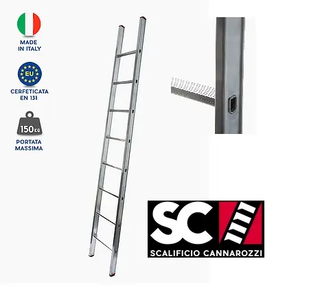 Scala appoggio parallela Cannarozzi ALTEZZA 3 MT 15281 Dagaanbieding