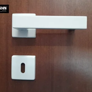 maniglia per porte e DK York bianca GHIDINI bocchetta foro normale 6403-patent Gecertificeerd