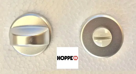 Nottolino wc con quandro 6 hoppe cromo satinato hoppe nottolino Fabrieksprijs