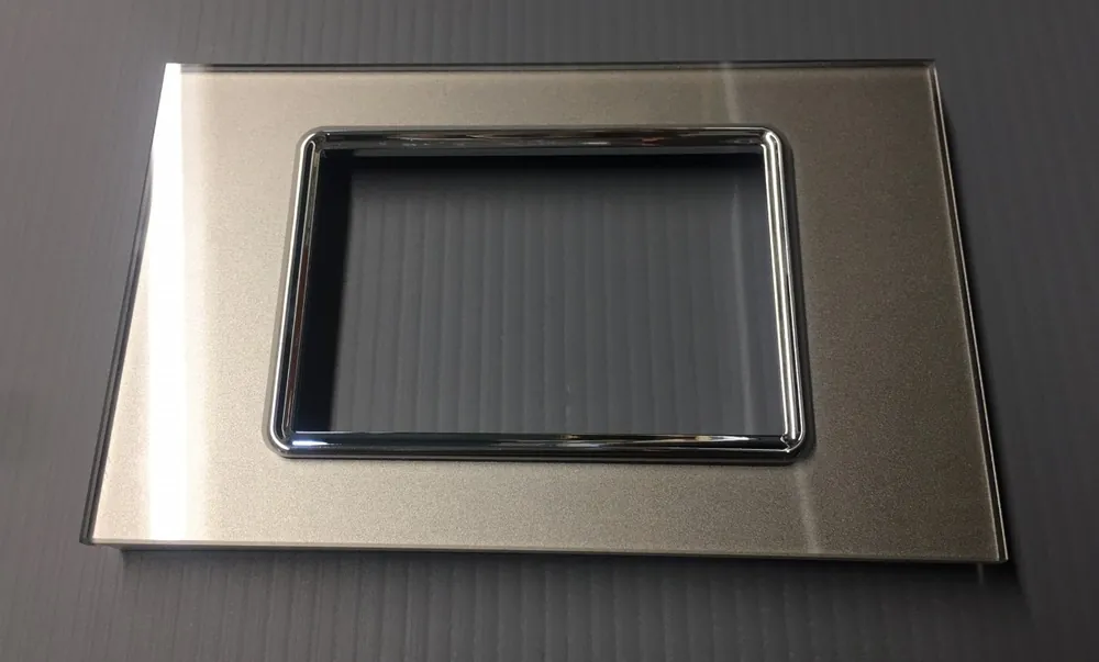 Direct Verzonden Placca vetro-silver 3 moduli MAPAM living 935
