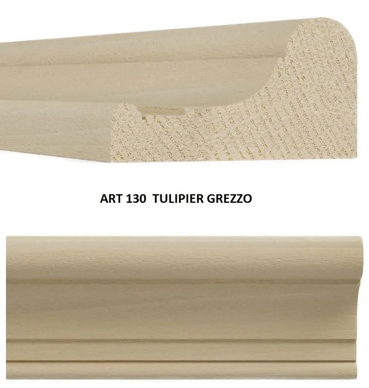 Merkproduct Cornice art.130 tulipie‘ grezzo da 2.40 mt 20955