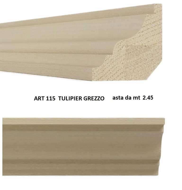 Cornice art.115 tulipie‘ grezzo da metri 2.60 21187 Betrouwbaar