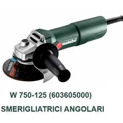 Smerigliatrice angolare modello W750-115 - METABO 28595 Dagaanbieding