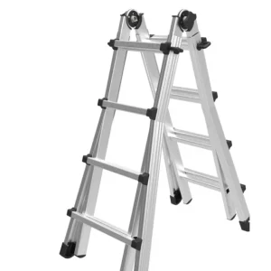 Scala telescopica estensibile Marchetti Black 8+8 gradini 16649 Must-Have