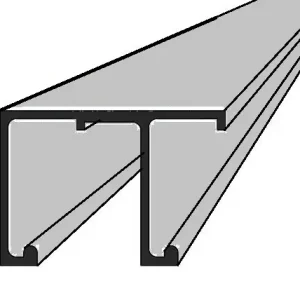 Hoge Kwaliteit Binario doppio superiore Terno 710 ALTEZZA 3 MT 16334/300