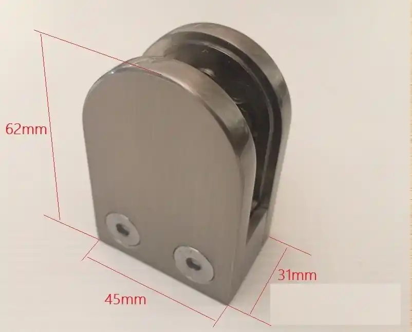 Direct Verzonden Pinza per vetri a morsetto in alluminio pressofuso 8mm 26583-8