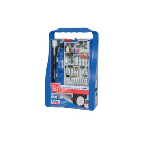 Voordeelprijs Minitrapano Krino 130w con albero flessibile e 257 accessori 30511