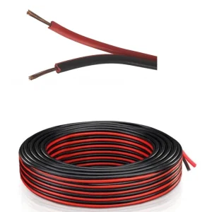 Merkproduct CAVO CAVO PIATTINA ROSSO-NERO SEZIONE 2 X 1 rotolo da mt 100 26082
