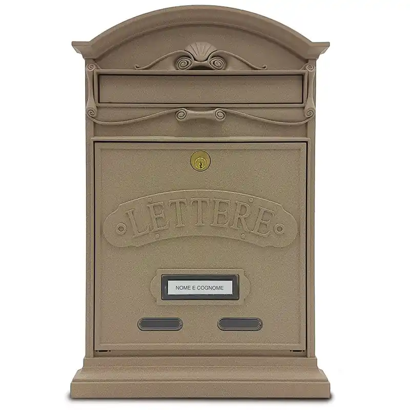 Cassetta postale Sabbia da esterno modello LETTERE - ALUBOX 30821 Snelle Levering