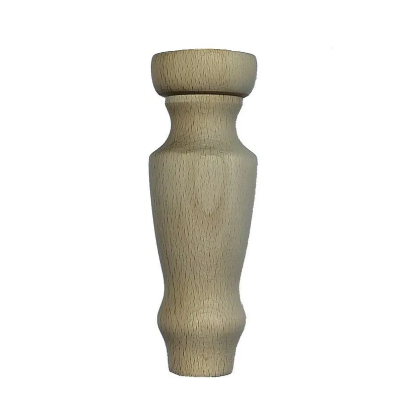 Piede in Faggio grezzo per Mobili ø 52 x H 155 mm NN-F006-50044 Lage Kosten