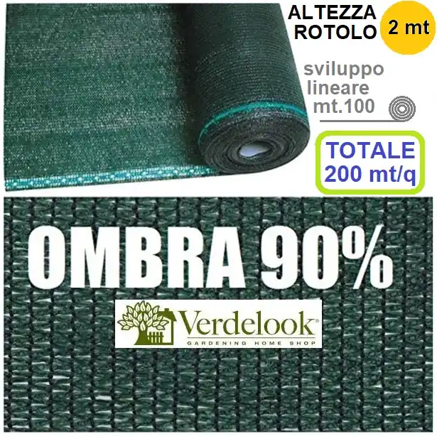 Rete ombreggiante 90% rotolo mt.2 9982-2 Bestel Nu