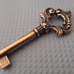 Chiave per mobili con finitura in oro patinè 33716z0340nj07 METAL STYLE 29259 Finale Uitverkoop