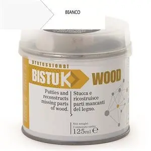 Premium Stucco legno bicomponente 125 ml Bianco 24244 bianc