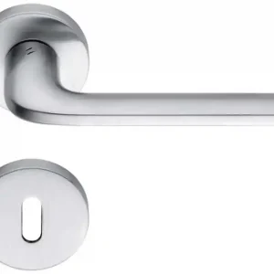 Seizoensaanbieding Maniglia Roboquattro cromosatinato ID41-CM Colombo Design bocchetta Patent 7349