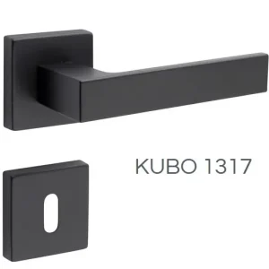 Maniglia nera per porta in alluminio Kubo Fimet bocchetta Patent 29272 Beste Prijs