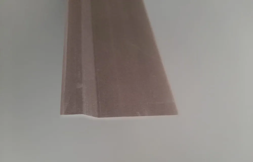 Favoriet Battiscopa in PVC da 70 e 65 mm da mt 2 Grigio scuro 1430 g scuro