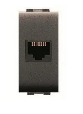 Presa telefonica RJ11 LIFE ECL4084 grigio 17033 Shop Nu