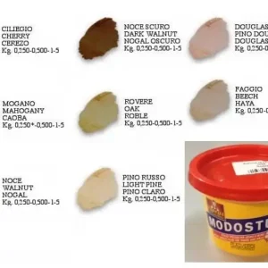 Stucco Modostuc colori legni gr 500 Pino abete 24295 pino Aanbieding