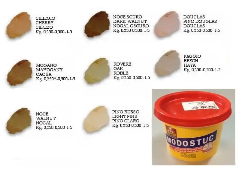 Stucco Modostuc colori legni gr 500 Pino abete 24295 pino Aanbieding