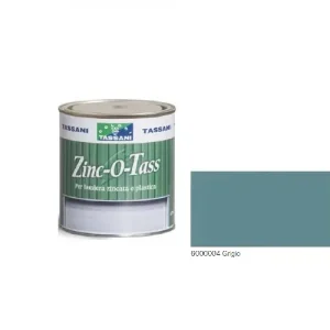 Lage Prijs Zinco o tas GRIGIO smalto per lamiera zincata e plastica Tassani 2,5 23525 grigio
