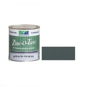 Koop Vandaag Zinco o tas ANTRACITE smalto ferromicaceo per lamiera zincata e plastica Tassani 750 ml 24492