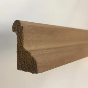 Fermavetro legno sagoma F25 noce baia 20509 Superprijs