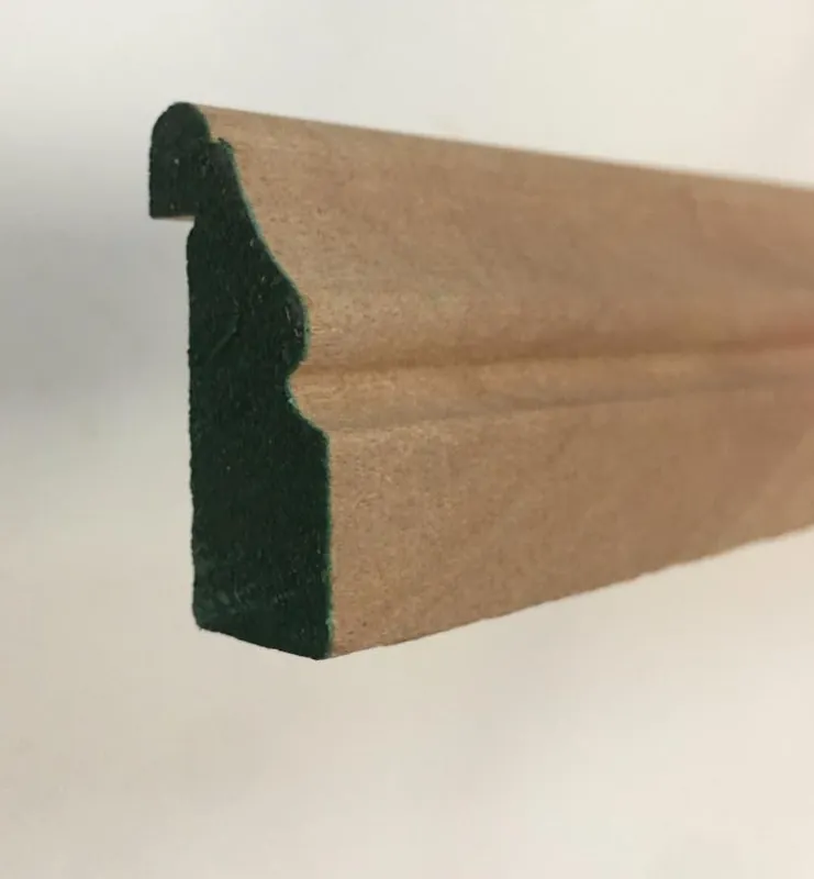 Fermavetro legno sagoma A25 noce baia 20238 Dagaanbieding