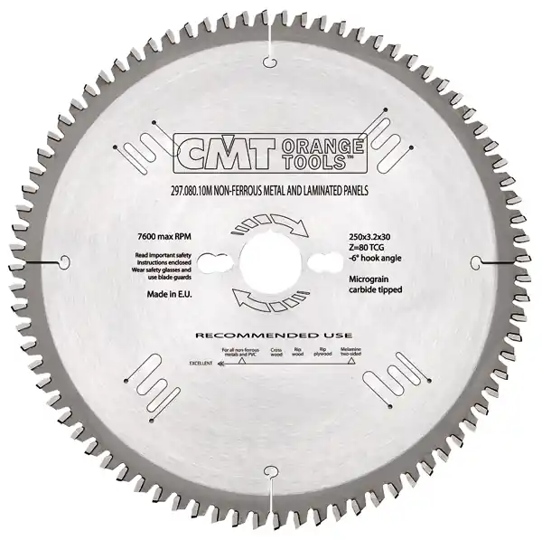 Disco per alluminio 305mm 96 denti CMT 297.096.13M 19510 Gereduceerde Prijs