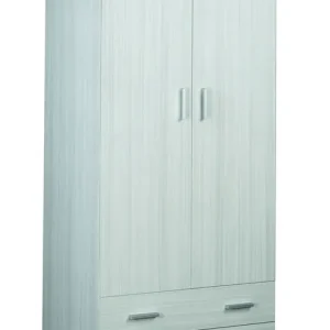 Armadio in legno a 2 Ante e 2 Cassetti Kit Eucalipto cm 77 x 182 x 52 TECNO Eucalipto Betaalbaar