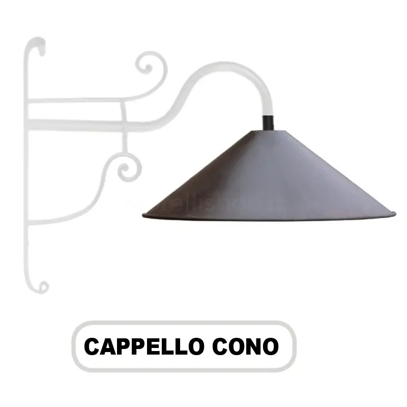 Cappello Cono per lanterna ferro battuto 24747 Lage Prijs